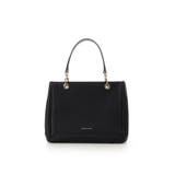 スクエアフォルムリング金具ハンドバッグ | Samantha Thavasa | 詳細画像1 