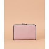 ピンク | シンプルバイカラー口金折財布 | Samantha Thavasa