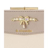 リボンスウィングビジュー付き 口金折財布 | & chouette | 詳細画像12 