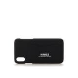 ブラック | マイクロファイバー素材IphoneケースXS | KINGZ