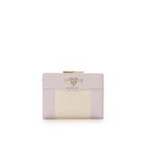 ラベンダー | リボンスウィングビジュー付き 口金折財布 | & chouette