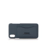 ダルブルー | マイクロファイバー素材IphoneケースXSMax | KINGZ