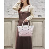 ピンク | レースアップハートビジューグラデーションフラッタ―(小) | SAMANTHAVEGA