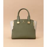 カーキ | Pomme d'espoir ポムディスポワール バイカラーハンドルバッグ | Samantha Thavasa