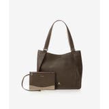 ブラウン | ポーチ付きトートバッグ | & chouette