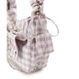 ギンガムチェック リボンギャザーショルダーバッグ | & chouette | 詳細画像26 