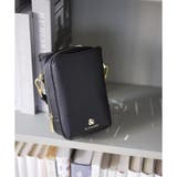 ブラック | かがりステッチ ショルダーバッグ | & chouette