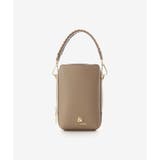 グレージュ | かがりステッチ ショルダーバッグ | & chouette