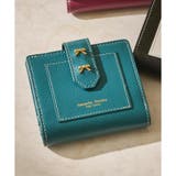 ダークグリーン | ダブルリボン ミニ財布 | Samantha Thavasa Petit Choice