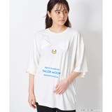 ホワイト | 美少女戦士セーラームーン ルームウェア Tシャツ ルナ | SAMANTHAVEGA