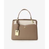 グレージュ | ビジュー付きハンドバッグ | & chouette