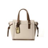 オフホワイト | バイカラーシンプルハンドバッグ | & chouette