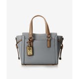 ライトブルー | バイカラーシンプルハンドバッグ | & chouette