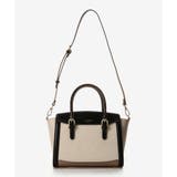 バイカラーキャンバスハンドバッグ | & chouette | 詳細画像6 