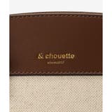 バイカラーキャンバスハンドバッグ | & chouette | 詳細画像16 