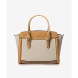 イエロー | バイカラーキャンバスハンドバッグ | & chouette