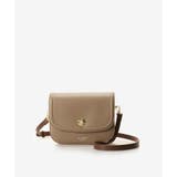 グレージュ | シンプルバイカラーショルダーバッグ | & chouette