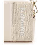 キャンバスバイカラーショルダーバッグ | & chouette | 詳細画像12 