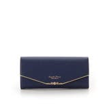 ネイビー | フラワーバー 長財布 | Samantha Thavasa Petit Choice