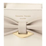 バイカラーリボンモチーフ スプリットレザーハンドバッグ | Samantha Thavasa | 詳細画像6 
