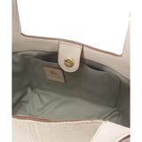 キャンバスバイカラーハンドバッグ | & chouette | 詳細画像14 