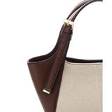 キャンバスバイカラーハンドバッグ | & chouette | 詳細画像22 