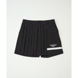 ブラック | ラインプリーツショートパンツ | Samantha GOLF