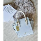 ライトブルー | ベルトデザイン アイコンモチーフハンドバッグ | & chouette