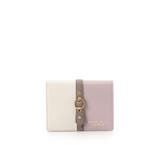 ピンク | バイカラーフロントベルト 二つ折り財布 | Samantha Thavasa Petit Choice
