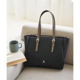 ブラック | ベルトデザイン アイコンモチーフトートバッグ | & chouette