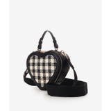 ギンガムチェックハート型ショルダーバッグ | SAMANTHAVEGA | 詳細画像3 