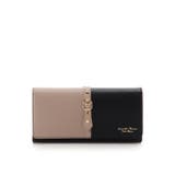 ブラック | バイカラーフロントベルト 長財布 | Samantha Thavasa Petit Choice
