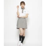 レッド | 先染めチェックストレッチ撥水スコート | Samantha GOLF