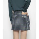 先染めチェックストレッチ撥水スコート | Samantha GOLF | 詳細画像18
