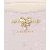 リボンスウィングビジュー付き ポーチ | & chouette | 詳細画像14 