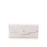 ラベンダー | スカラップハート 長財布 | Samantha Thavasa Petit Choice