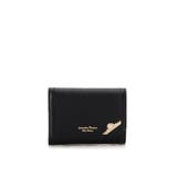 ブラック | パールモチーフサイドバー 折財布 | Samantha Thavasa Petit Choice