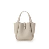 シンプルデザインソフトレザー ハンドバッグ | Samantha Thavasa | 詳細画像16