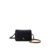 ブラック | デザインステッチ シンプルショルダーバッグ | & chouette