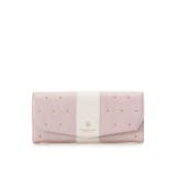 ピンク | バイカラープルアップレザー 長財布 | Samantha Thavasa Petit Choice