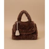 ブラウン | ソフトファー ハンドバッグ | Samantha Thavasa