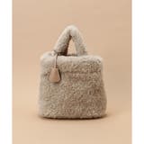 グレージュ | ソフトファー トートバッグ | Samantha Thavasa