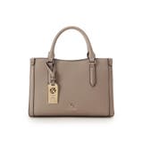 グレージュ | デザインステッチ シンプルハンドバッグ | & chouette
