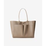 グレージュ | フロントポケット A4対応トート | & chouette