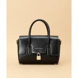 ブラック | フラップパドロック ハンドバッグ | Samantha Thavasa