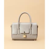 グレー | フラップパドロック ハンドバッグ | Samantha Thavasa