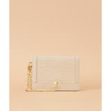 ベージュ | Pomme d'espoir ポムディスポワール 型押しパスケース | Samantha Thavasa