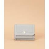 ライトグレー | Pomme d'espoir ポムディスポワール 型押しミニ財布 | Samantha Thavasa