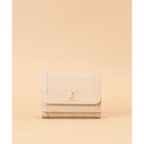 ベージュ | Pomme d'espoir ポムディスポワール 型押しミニ財布 | Samantha Thavasa