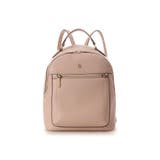 ピンクベージュ | デザインステッチ シンプルリュックサック | & chouette